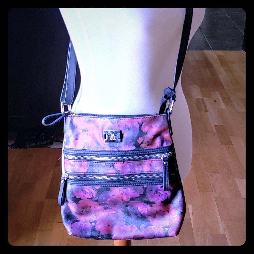Style&co floral cross your body purse - Picture 1 of 8